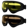 thumbnail image 3 of KKSQ Outdoors Ski Goggles Double UV400 Anti Fog Dust Wind UV Outdoor Sport Snow Snowboard PC Monolayer Goggles, 3 of 10