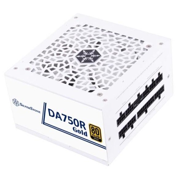 SilverStone Technology DA750R-GMA-WWW 750W Décathlon Série 80 Plus Or ATX 3.0 & PCIe 5.0 Alimentation Entièrement Modulaire, Blanc
