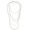 thumbnail image 1 of Long Layered Simulation Pearl Necklace For Women Elegant Multi Strand Beaded Necklace For Sweaters Fashionable And Versatile Neck Decoration, 1 of 4