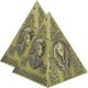 thumbnail image 1 of 2pcs simulación modelo pirámide decoración retro escritorio de escritorio de escritorio decoración de adornos, 1 of 4