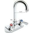 thumbnail image 3 of AA Faucet 4 Wall Mount NO Lead Faucet w 3-12 Gooseneck Spout NSF AA-410G, 3 of 6