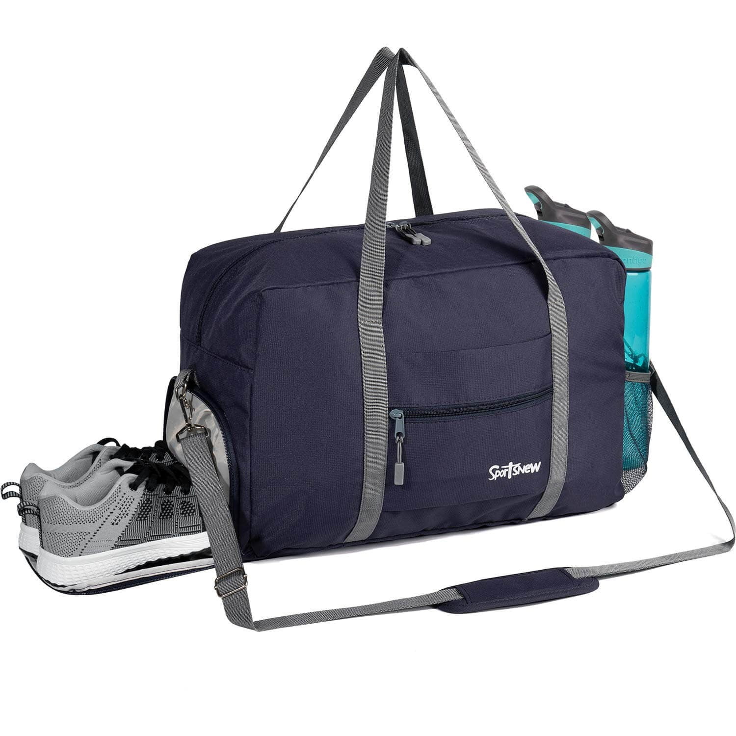 men's gym duffle bag with shoe compartment