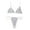 White, variant on Bigersell High Cut Underwear Women Clearance Women's Underwear Bikini Panty Style P-1908 Polyester Cheeky Panties Seamless Underwear Ladies Thong Briefs High Waist Women's Panties White XL