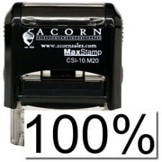 Self-Inking 100% Stamp with Burgundy Ink