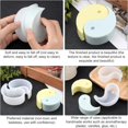 thumbnail image 3 of DIY Candle Silicone Molds Resin Casting Molds For UV Resin Epoxy Resin Jewelry Making Symbol White 8.3x5.8x3.2cm Hole: 7mm Inner Diameter: 4.05x7.2cm, 3 of 7