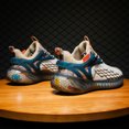 thumbnail image 5 of Men's Scale-Pattern Mesh Running Shoes, Lace-Up Athletic Sneakers, Non-Slip Colorful Outsole Sport Shoes for Workout & Daily Wear, 5 of 10