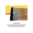 thumbnail image 6 of Black Bristle Paint Brushes, Short Handle, 3/4 Inch, Set of 12, 6 of 7