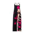 thumbnail image 1 of VISgogo Pantalones con tirantes estampados de Halloween para mujer, overoles holgados con cuello en U, S/M/L/XL/XXL VISgogo  moda, 1 of 9