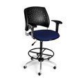 thumbnail image 4 of OFM Model 326-DK Armless Fabric Swivel Task Chair and Kit, Black, 4 of 7