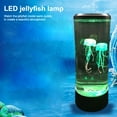 thumbnail image 3 of LED Jellyfish Lamp Electric Jellyfish Tank Night Light Color Changing Fantasy Mood Light Table Lamp for Home Desk Christmas Decor, 3 of 7