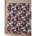 thumbnail image 4 of Fsddascl Halloween Shower Curtain Set - Small 36" x 72" Washable Bathtub Curtain with 12 Hooks, Ghost Pumpkin Love Bow Rose Pink Black Waterproof Fabric Stall Shower Curtains for Bathroom/Bathtub, 4 of 6