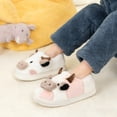 thumbnail image 6 of Cow Slippers for Girls Boys, Plush Soft Non-Slip Cute Cartoon Fuzzy Kids Cow House Slipper Toddler Cows Animal Funny Winter Warm Home Shoes Indoor Outdoor, 6 of 7