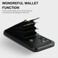 thumbnail image 4 of Card Slots Wallet Case for Samsung Galaxy S23 FE, Dteck Magnetic Leather Pocket Case Shockproof Rubber Cover, Black, 4 of 7
