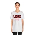 thumbnail image 3 of Unisex Jersey Short Sleeve Tee Lions Football Red Tshirt, 3 of 12