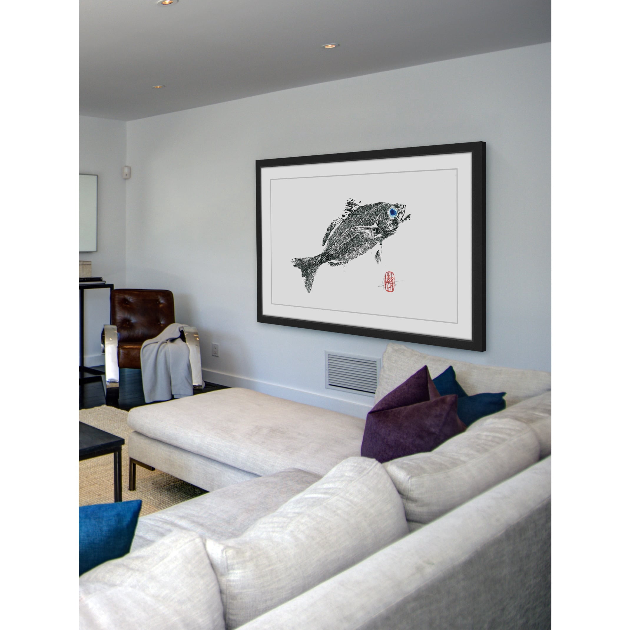 "Corvina" Framed Painting Print