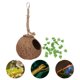 thumbnail image 4 of ColoMX 1 juego de nido de cáscara de coco para lagarto, nido para dormir para reptiles, hábitat para mascotas pequeñas, 4 of 7