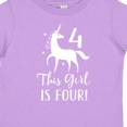 thumbnail image 4 of Inktastic 4th Birthday Unicorn 4 Year Old Girl Girls Toddler T-Shirt, 4 of 5