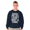 thumbnail image 5 of I Didn't Want to Come Introvert Funny Unisex Plus Size Sweatshirt Brisco Brands 4X, 5 of 6