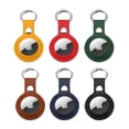 thumbnail image 4 of AirTag Case, Durable Leather Shock Resistant Keychain Multi-Function for AirTag Case Brown, 4 of 4