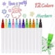 thumbnail image 3 of Rotuladores de doble línea Giyblacko PenDouble Line, juego de 8/12 colores para dibujar, hacer tarjetas, manualidades, proyectos, 5 ml, 3 of 8