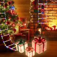 thumbnail image 6 of Rojia Christmas Lighted Boxes with Remote Control, Set of 3 LED Up Decor Outdoor, Up Christmas Boxes Present Decorations Outdoor Yard, 6 of 7