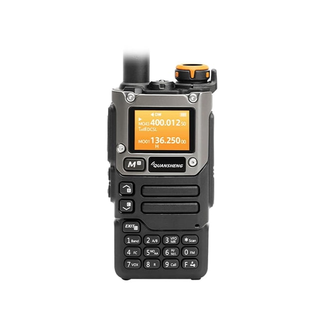 Radio de banda aérea Walkie Talkie Quansheng UV-K6 de 5 W, UHF, VHF