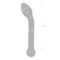 thumbnail image 4 of Glas Slimline 8" Glass G-Spot Dildo, Clear, 4 of 5