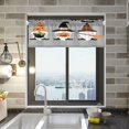 thumbnail image 2 of Coolnut Window Valance -Halloween Cute Gnome Kitchen Curtain - Curtains Rod Pocket Blackout Valance Topper Curtains for Kitchen Bathroom, 1 Panel, 54x18in Home Decor, 2 of 6