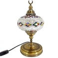 thumbnail image 2 of Handmade Extra Large Turkish/Moroccan/Tiffany Style Glass Mosaic Desk Table Lamp Light 45 Centimeter Tall, 2 of 4