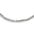 thumbnail image 2 of Finest Gold Sterling Silver Twisted Fancy Necklace, 2 of 2