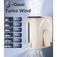 thumbnail image 2 of Ventilador de cintura portátil Tedajo AI, batería de 6 velocidades, 16000 RPM, 40 H, 2 of 8