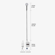 Tankless Water Heater Electric,Under Sink Water Heater with Digital Display, Portable Propane Outdoor Camping Water Heater, Kitchen Bathroom Washin RV