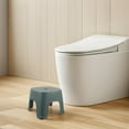 thumbnail image 4 of CRAFTHROU Small Stools To Sit On Green Plastic Kids Bathroom Stool With Anti Slip Mat For Bathroom 1Set, 4 of 6