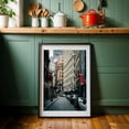 thumbnail image 6 of Nassau Street, FiDi - Manhattan New York Photography Black Framed Wall Art Print 12 x 18 inches, 6 of 8