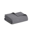 thumbnail image 2 of Madison Park Gauze 100% Cotton Lightweight Blanket, Full/Queen - Charcoal, 2 of 5