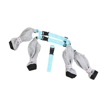 Zmeidao Clearance Dog Paw Boot Leggings Suspender Boots for Dogs Leggings Dog Shoes for Paw Protection Dirty-Proof Fall Dog Boot Leggings for Winter Outdoor  Pet Paws Protector for Small Medium Dogs