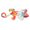 Type 3 Colorful, variant on Colorful Gecko Wall Decor Lizard Hanging Art Sculpture for Garden Patio Lawn Porch Living Room Office Type 3 Resin Accent 5.9 Inches Length
