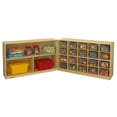 thumbnail image 2 of Childcraft Mobile Hide-Away Cabinet, 20 Clear Trays, 47-3/4 x 26 x 30 Inches, 2 of 2