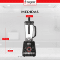 thumbnail image 2 of Licuadora Uso Rudo Vaso Tritán 1400w Motor De Cobre Bogner Bogner BSB02N, 2 of 3