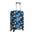 thumbnail image 6 of Salouo Ice Blue Heart Pattern Travel Dust-proof Suitcase Cover, Softside Suitcase Protector Luggage Cover Protector for 18-32inch ,Not Included Suitcase, 6 of 8