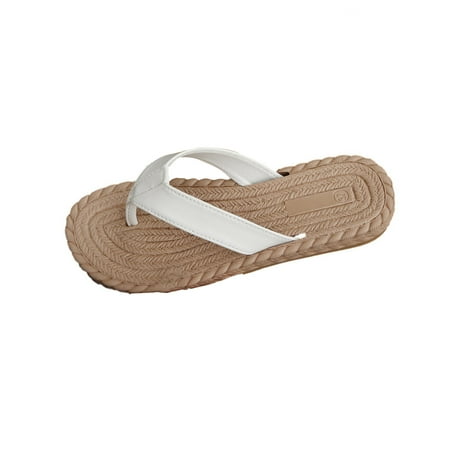

VerPetridure Women s Platform & Wedge Sandals Women s Flat Shoes Ladies Beach Sandals Summer Non-Slip Causal Slippers Flip Flops