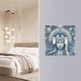 thumbnail image 5 of 3 Gang Light Switch Cover Plate Woman with Third Eye and Planet Wall Plate Decorate Electrical Outlet Cover Plates 4.56”x4.48”, 5 of 8