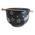 thumbnail image 4 of Pink Sakura White Rabbits Large 24Oz Donburi Ramen Bowl With Chopsticks Set, 4 of 9
