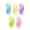Care Bears, variant on & Friends Girls No-Show Socks, 5-Pack, Sizes S/M-M/L