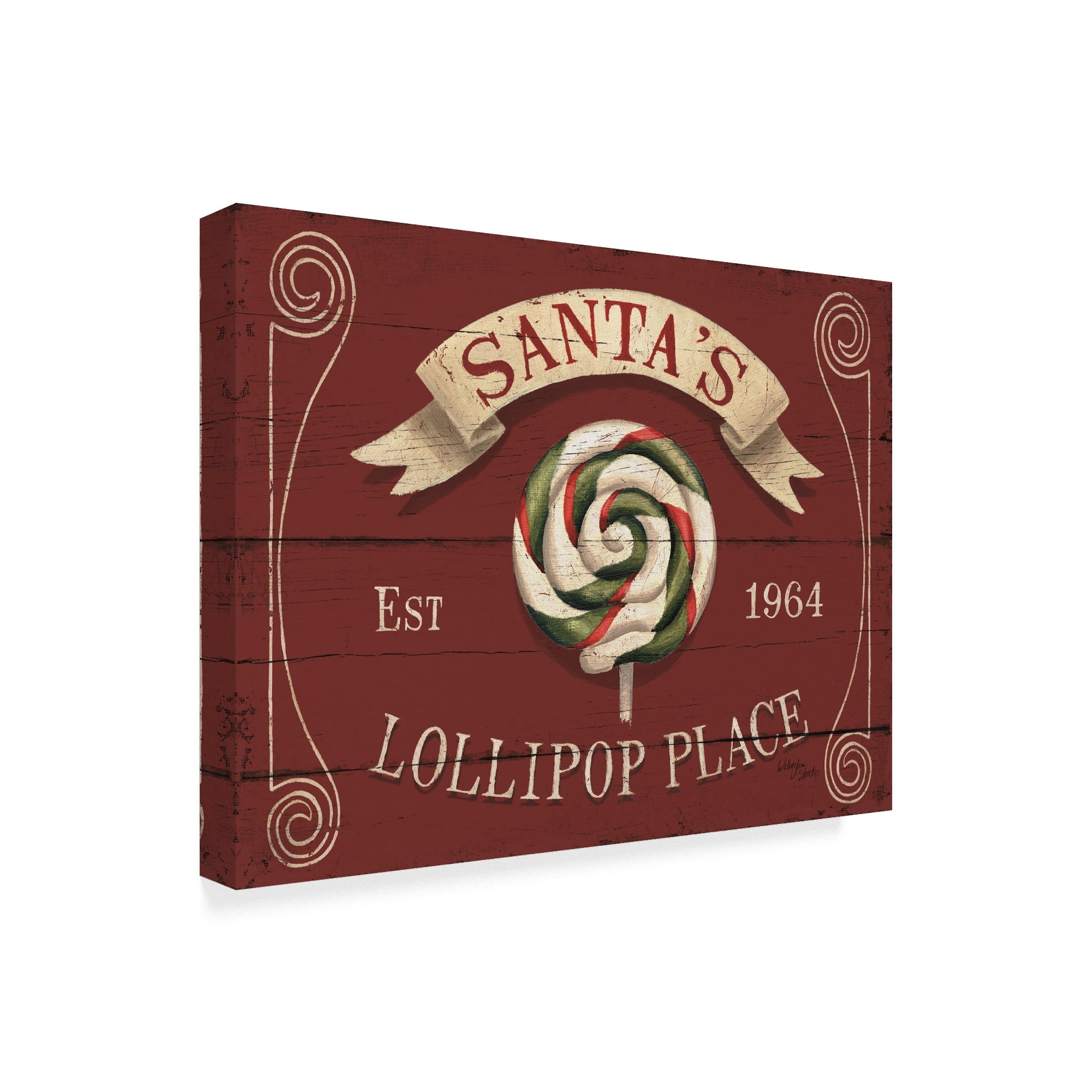 Trademark Fine Art 'Holiday Candy Shops IV' Canvas Art by Wellington Studio