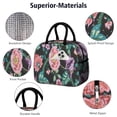 thumbnail image 4 of Womens Pioneer Flower Floral Print Pattern Lunch Box for Work,Insulated Lunch Bag for Women,Loncheras Para Mujer,Leakproof Adult Lunch Bag for Work,Beach,Travel,Picnic,Camping, 4 of 7