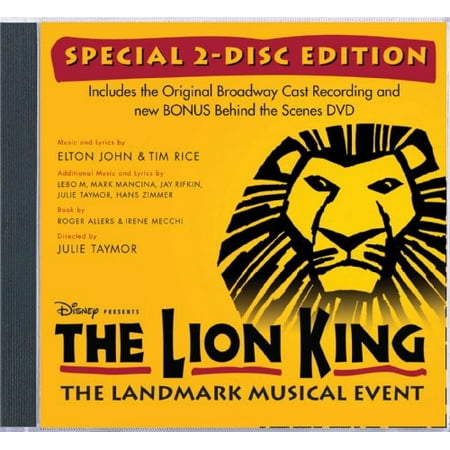 Lion King on Broadway (Original Broadway Cast) (Includes DVD) (Best Plays On Broadway Right Now)