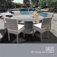 thumbnail image 2 of Florence Table à Manger de Patio Extérieur 60 Pouces avec 6 Chaises Sans Accoudoirs, 2 of 2