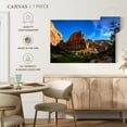 thumbnail image 4 of Elephant Stock Sunny Day In Angels Landing Wall Art - Horizontal Canvas Wall Art - Living Room Wall Decor - Nature Canvas - Blue And Orange Decor - 12" x 8", 4 of 4