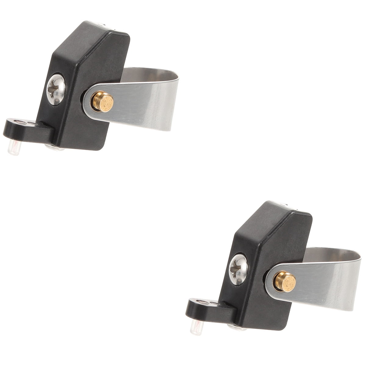 MLINS 2pcs Stainless Steel Erhu Qianjin String Adjuster Replacement Part Erhu Adjuster Professional Fine Tuner
